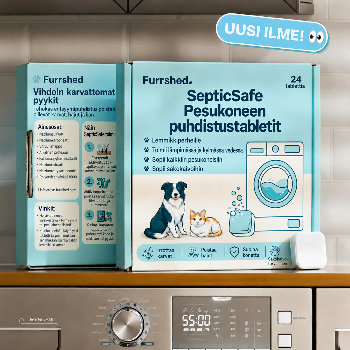 SepticSafe Pesukoneen puhdistusaine