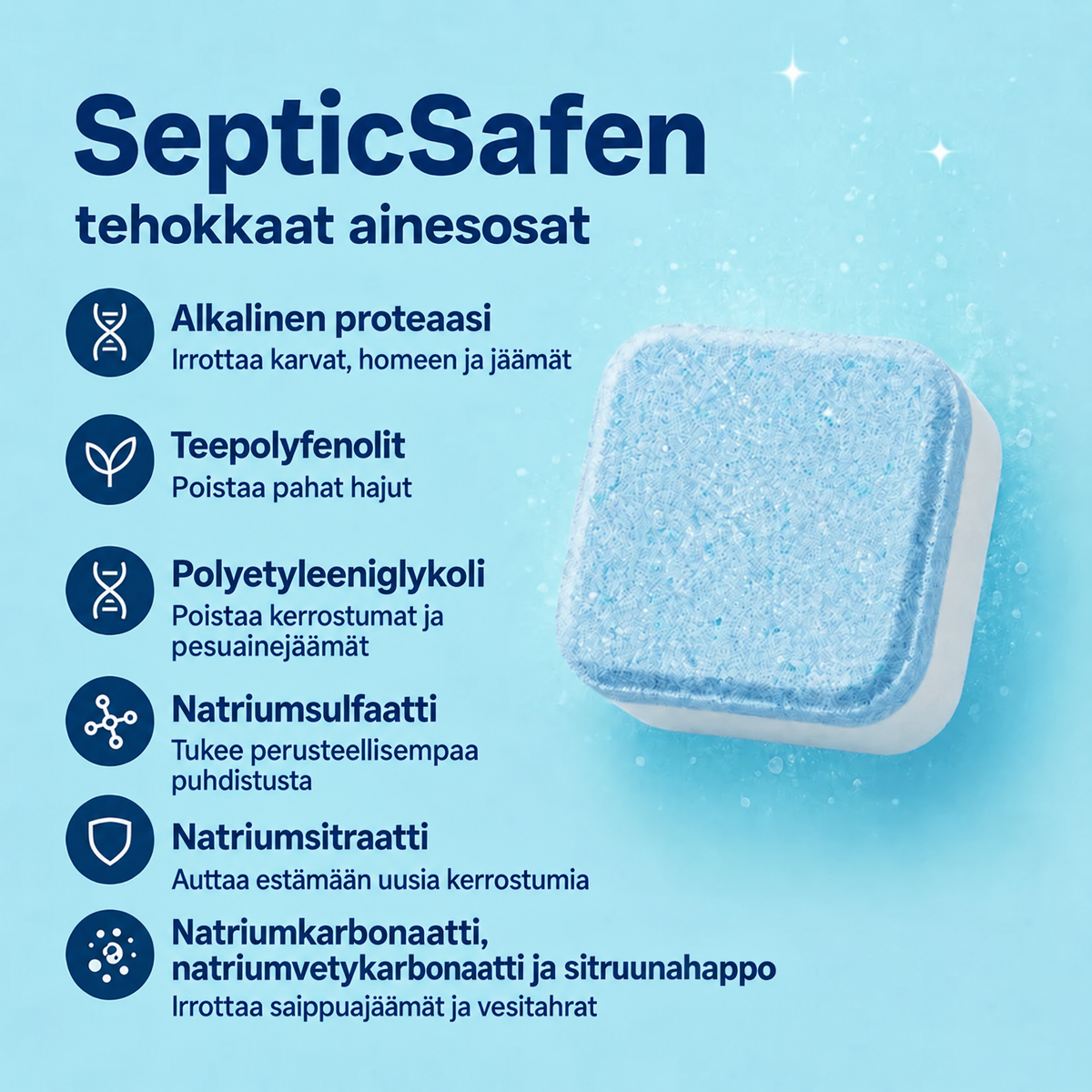 SepticSafe Pesukoneen puhdistusaine
