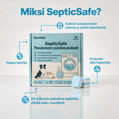 SepticSafe Pesukoneen puhdistusaine